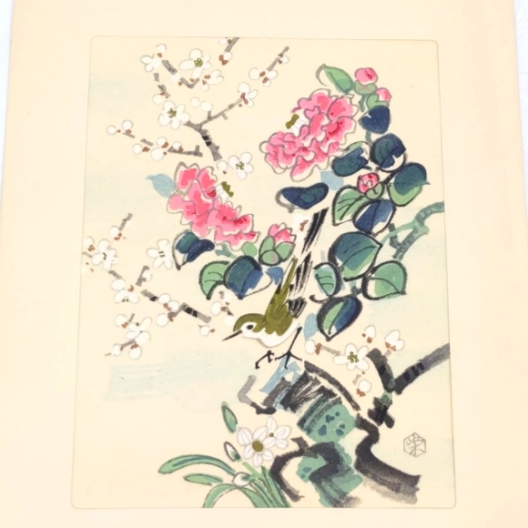 Lot of 4 Vintage Ukiyo-e Japanese Woodblock Prints - Picture 8 of 12